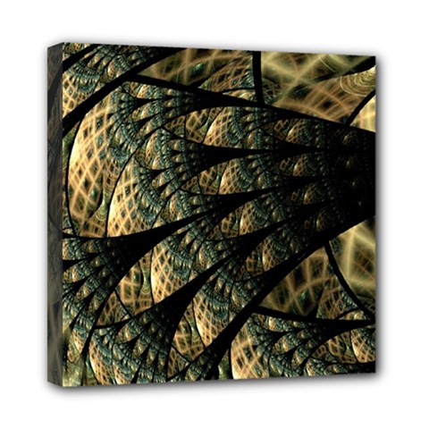 Pattern Abstract Fractals Mini Canvas 8  X 8  (stretched)