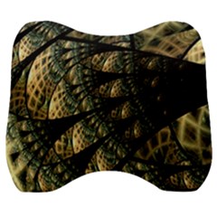 Pattern Abstract Fractals Velour Head Support Cushion