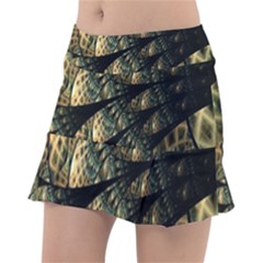 Pattern Abstract Fractals Tennis Skirt