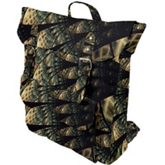 Pattern Abstract Fractals Buckle Up Backpack