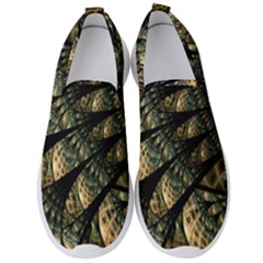 Pattern Abstract Fractals Men s Slip On Sneakers