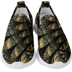 Pattern Abstract Fractals Kids  Slip On Sneakers