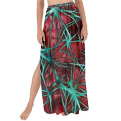 Nerves Cells Star Dendrites Sepia Maxi Chiffon Tie-up Sarong by Pakrebo