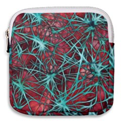 Nerves Cells Star Dendrites Sepia Mini Square Pouch by Pakrebo