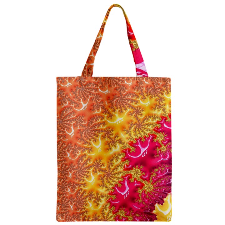 Fractal Math Mathematics Science Zipper Classic Tote Bag