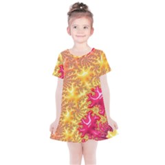 Fractal Math Mathematics Science Kids  Simple Cotton Dress by Pakrebo