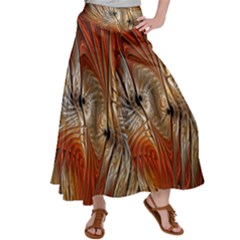 Pattern Background Swinging Design Satin Palazzo Pants by Pakrebo