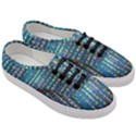 Binary Null One Digital Blue Women s Classic Low Top Sneakers View3