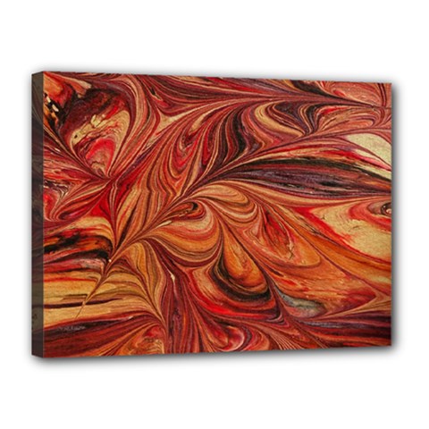 Marbled Paper Mottle Color Movement Canvas 16  X 12  (stretched) by Pakrebo