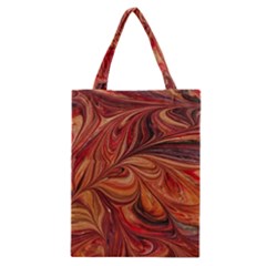 Marbled Paper Mottle Color Movement Classic Tote Bag by Pakrebo