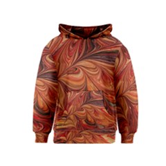 Marbled Paper Mottle Color Movement Kids  Pullover Hoodie by Pakrebo