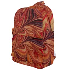 Marbled Paper Mottle Color Movement Classic Backpack by Pakrebo