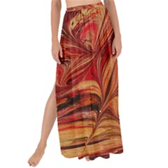 Marbled Paper Mottle Color Movement Maxi Chiffon Tie-up Sarong by Pakrebo