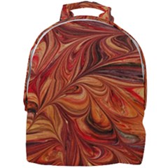 Marbled Paper Mottle Color Movement Mini Full Print Backpack by Pakrebo