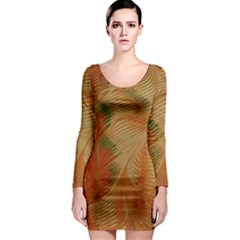 Mottle Color Movement Colorful Long Sleeve Bodycon Dress by Pakrebo