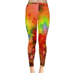 Background Abstract Color Form Inside Out Leggings by Pakrebo