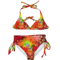 Background Abstract Color Form Kids  Classic Bikini Set by Pakrebo