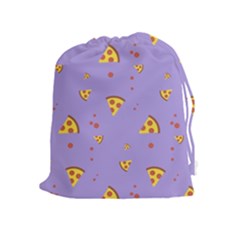 Piazza Pattern Violet 13k Piazza Pattern Violet Background Only Drawstring Pouch (xl) by genx