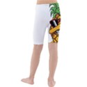 Dabbing Pineapple Sunglasses Shirt Aloha Hawaii Beach Gift Kids  Mid Length Swim Shorts View2