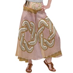 Decorative Celtic Knot Satin Palazzo Pants by FantasyWorld7