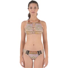 Decorative Celtic Knot Perfectly Cut Out Bikini Set by FantasyWorld7