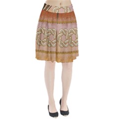 Decorative Celtic Knot Pleated Skirt by FantasyWorld7