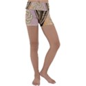 Decorative Celtic Knot Kids  Lightweight Velour Yoga Shorts View1