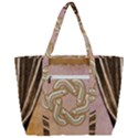 Decorative Celtic Knot Zip Up Canvas Bag View3