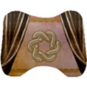 Decorative Celtic Knot Head Support Cushion View1