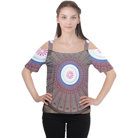 Statehouse Rotunda Cutout Shoulder Tee by Riverwoman