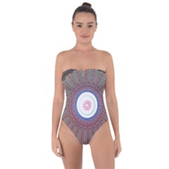 Statehouse Rotunda Tie Back One Piece Swimsuit by Riverwoman