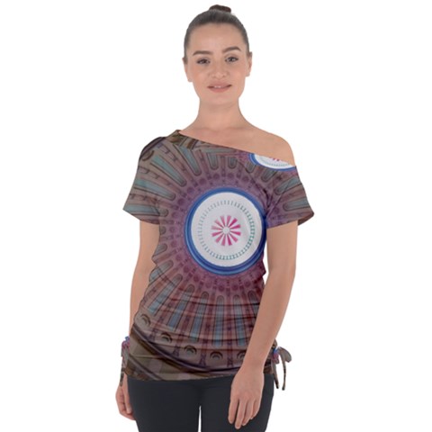 Statehouse Rotunda Tie-up Tee by Riverwoman