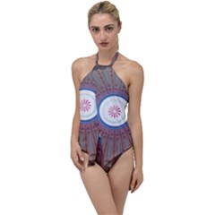 Statehouse Rotunda Go With The Flow One Piece Swimsuit by Riverwoman