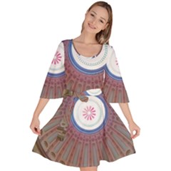 Statehouse Rotunda Velour Kimono Dress by Riverwoman