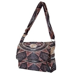 Statehouse Rotunda Floor Full Print Messenger Bag by Riverwoman