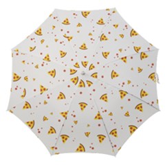 Pizza Pattern Pepperoni Cheese Funny Slices Straight Umbrellas by genx