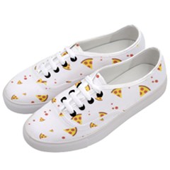 Pizza Pattern Pepperoni Cheese Funny Slices Women s Classic Low Top Sneakers by genx