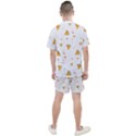 Pizza Pattern pepperoni cheese funny slices Men s Mesh Tee and Shorts Set View2