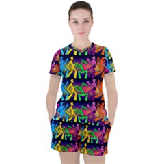 Dancing Women s Tee And Shorts Set