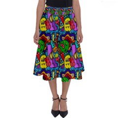 Graffiti 3 1 Perfect Length Midi Skirt