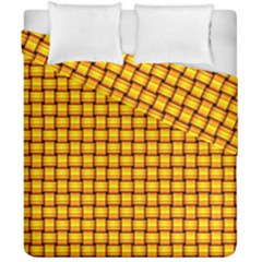 Wood Weave 1 Duvet Cover Double Side (california King Size) by ArtworkByPatrick