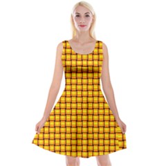 Wood Weave 1 Reversible Velvet Sleeveless Dress by ArtworkByPatrick