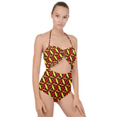 Rby 6 Scallop Top Cut Out Swimsuit by ArtworkByPatrick