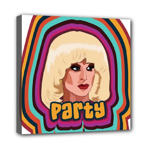 Katya Zamolodchikova Logo Mini Canvas 8  X 8  (stretched)