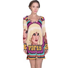 Katya Zamolodchikova Logo Long Sleeve Nightdress by milliahood