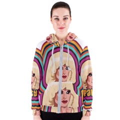 Katya Zamolodchikova Logo Women s Zipper Hoodie