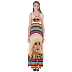 Katya Zamolodchikova Logo Empire Waist Maxi Dress by milliahood