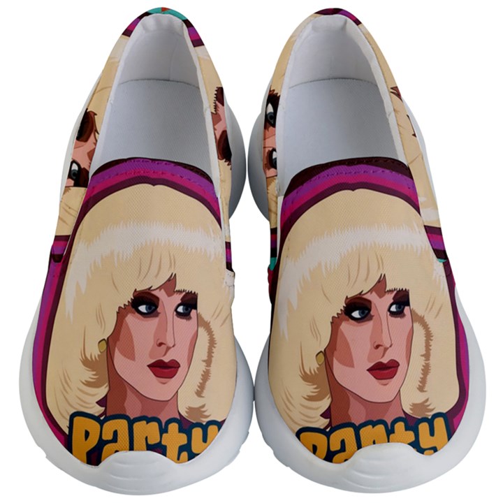 Katya Zamolodchikova Logo Kids  Lightweight Slip Ons