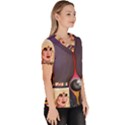 Katya Zamolodchikova Logo Tame Impala Women s V-Neck Scrub Top View3