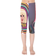 Katya Zamolodchikova Logo Tame Impala Kids  Capri Leggings  by milliahood